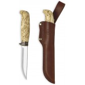 134012 Marttiini peilis Lynx knife 134, finger guard (bronze) - Ašmens ilgis (mm): 110