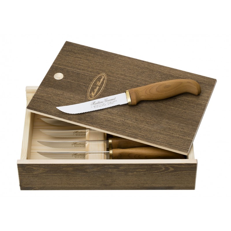 Marttiini Rinkinys Marttiini Gourmet Steak knives 6 pcs, wooden box 