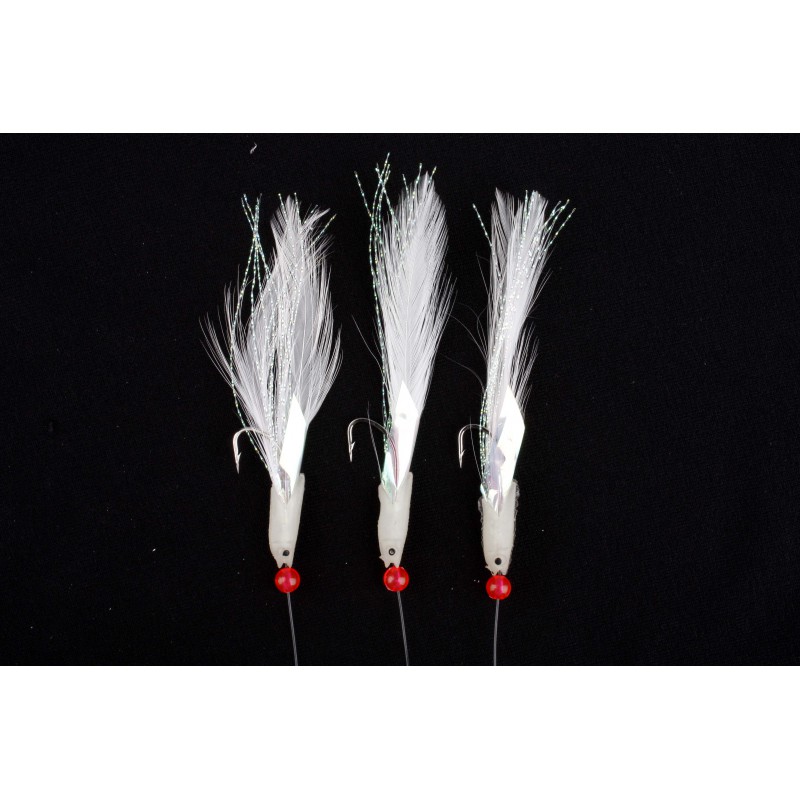Sistemėlė Ron Thompson Rig5 Hokkai w.Flash and White Feathers 3 Sistemėlė Ron Thompson Rig5 Hokkai w.Flash and White Feathers 3