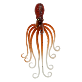 63890 Guminukai Savage Gear 3D Octopus 185g 20cm Brown Glow
