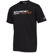 73647 Marškinėliai Savage Signature Logo T-Shirt XL Black Ink