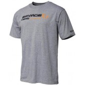 73653 Marškinėliai Savage Signature Logo T-Shirt XXL Grey Melange