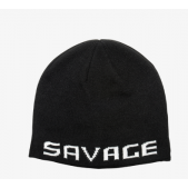 73739 Kepurė Savage Gear Logo Beanie One Size Black/White
