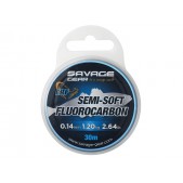 74495 Fluorokarboninis valas Savage Gear Semi-Soft Fluorocarbon LRF 30M 0.14mm 1.2kg 2.64LB Clear
