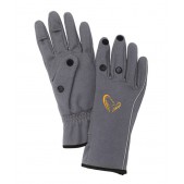 76460 Pirštinės Savage Softshell Glove L Grey