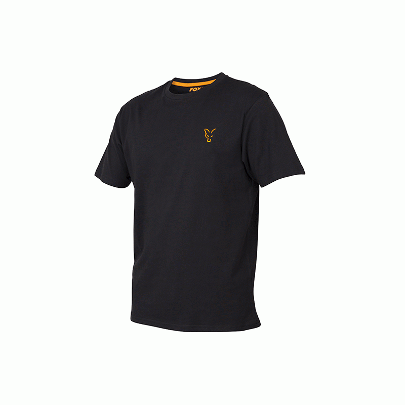 Marškinėliai Fox Coll black Orange T- Shirt 