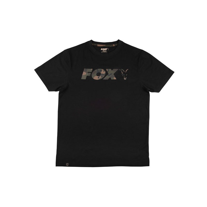 Marškinėliai Fox Black / Camo print T M