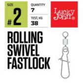 LJP5101-006 Lucky John Griezuļi ar karabīnes Pro Rolling 6