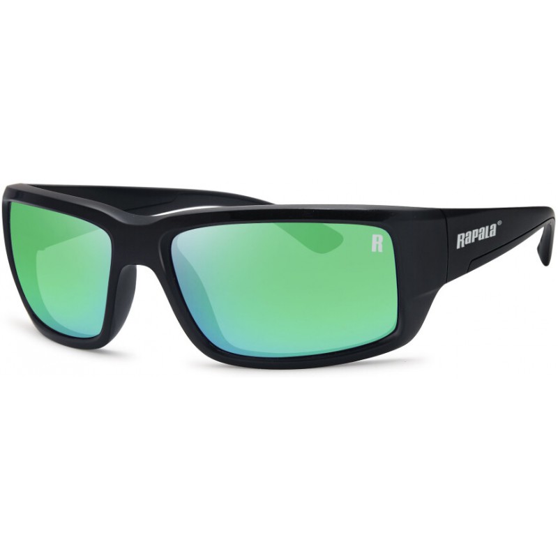 Akiniai Rapala Amberjack Matte Blacke Green Mirror