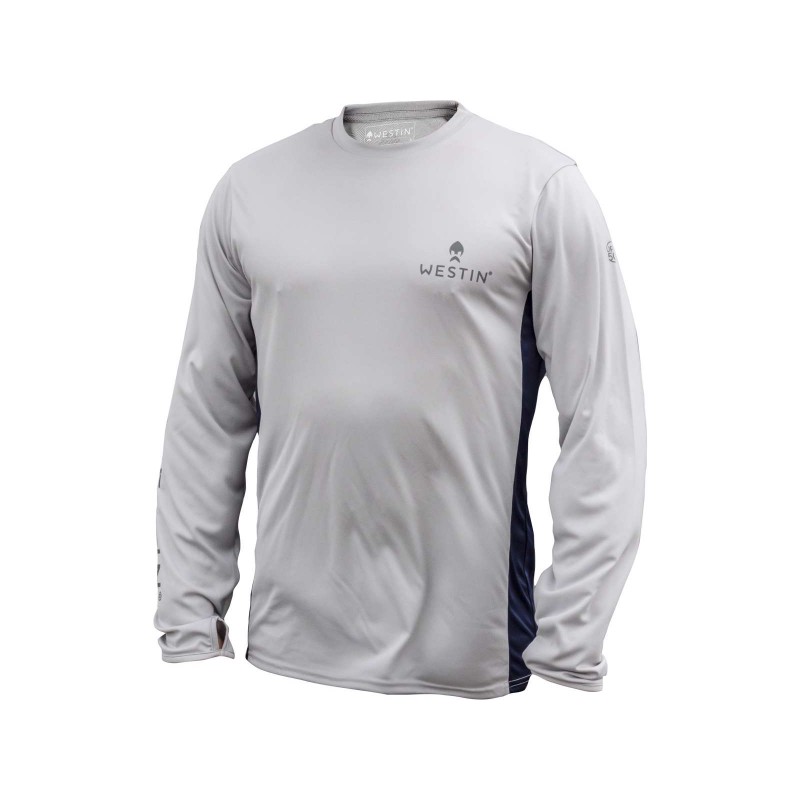 Westin marškinėliai Pro UPF Long Sleeve Grey/Navy Blue