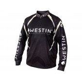 A72-507-XS Westin marškinėliai LS Tournament Shirt XS Black/Grey
