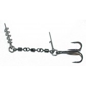 Guminukų kaustymo sistema Atora Swivel Stinger rig 1 kabliukas