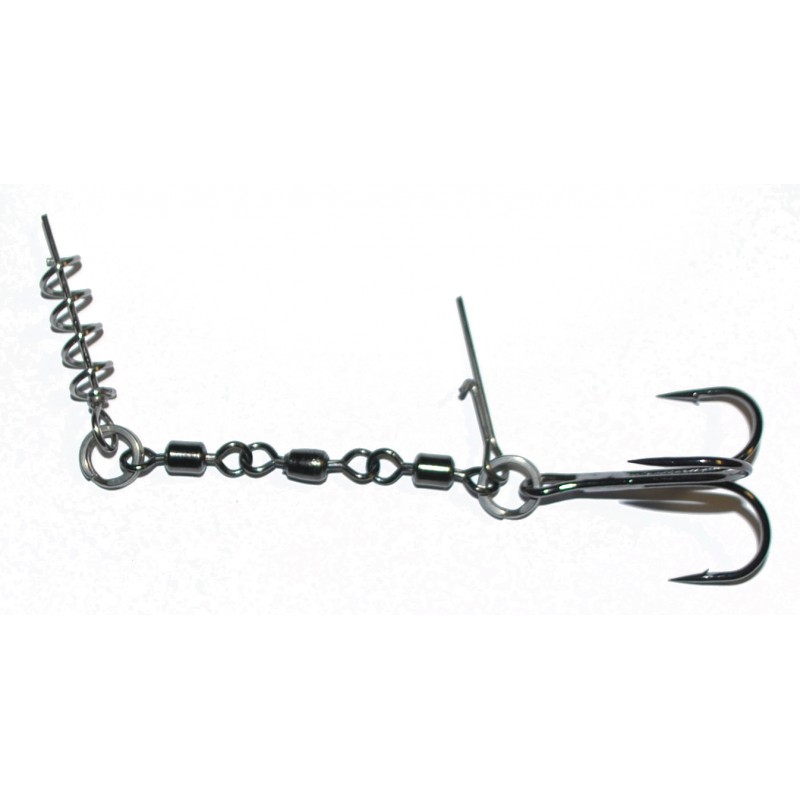 Guminukų kaustymo sistema Atora Swivel Stinger rig 1 kabliukas Guminukų kaustymo sistema Atora Swivel Stinger rig 1 kabliukas