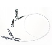 204133 Fluorokarboniniai pavadėliai Atora Guolinis suktukas 2vnt 0.40mm 30cm 17kg