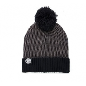 FOX kepurė Chunk Grey/Black Bobble Hat FOX kepurė Chunk Grey/Black Bobble Hat