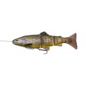 57384 Gumijas Zivis Savage Gear 4D Line Thru Trout 03-dark brown trout