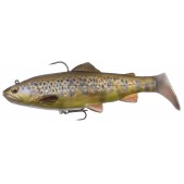 57410 Guminukas Savage Gear 4D Trout Rattle Shad 03-Dark Brown Trout
