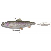 57414 Guminukas Savage Gear 4D Trout Spin Shad 01-Rainbow Trout