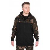 CFX291 Bliuzonas Fox LW BLack / Camo Split Zip Hoody SMALL