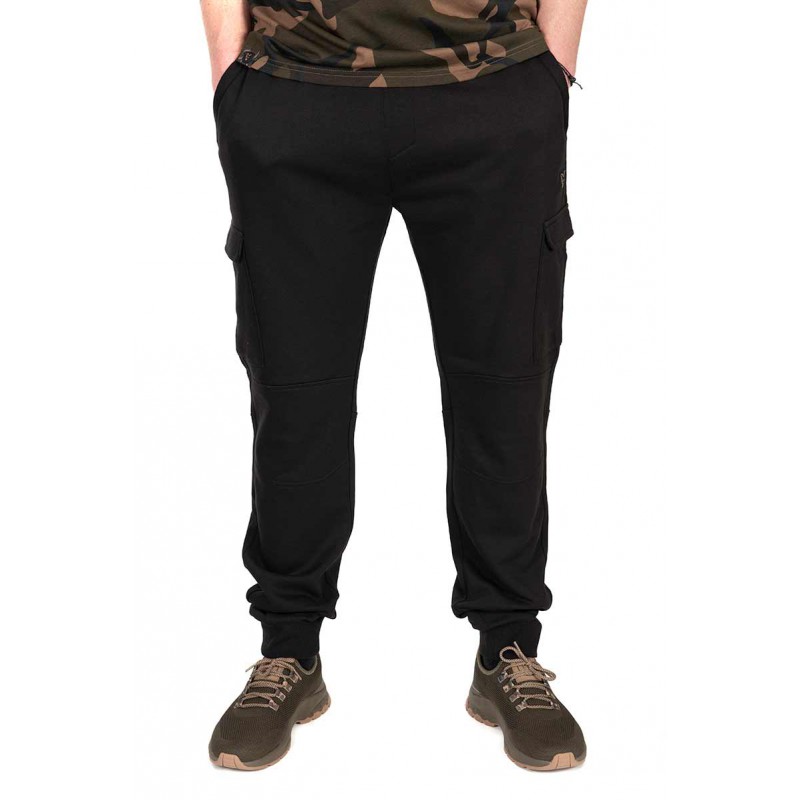 Kelnės Fox LW Black / Camo Combat joggers 