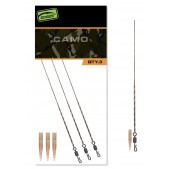 CRT010 Fox Naturals Submerge Leadcore Leaders 40lb 3vnt