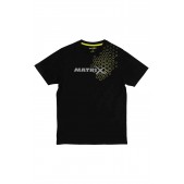 GPR369 Marškinėliai Matrix Hex Print T-Shirt Black - S