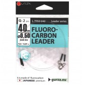 7035-030 Fluorokarboniniai pavadėliai Gurza 2vnt 30cm 0.35mm 6.5kg