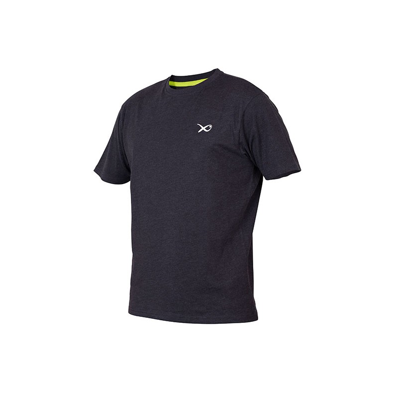 Marškinėliai Matrix Minimal Black/Marl T-Shirt - M