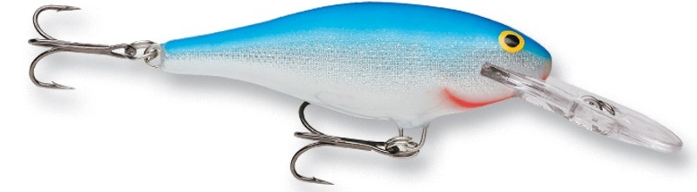 FISHING LURES RAPALA SHALLOW SHAD RAP SSR 9 cm BGHH (Holographic Blue Ghost)